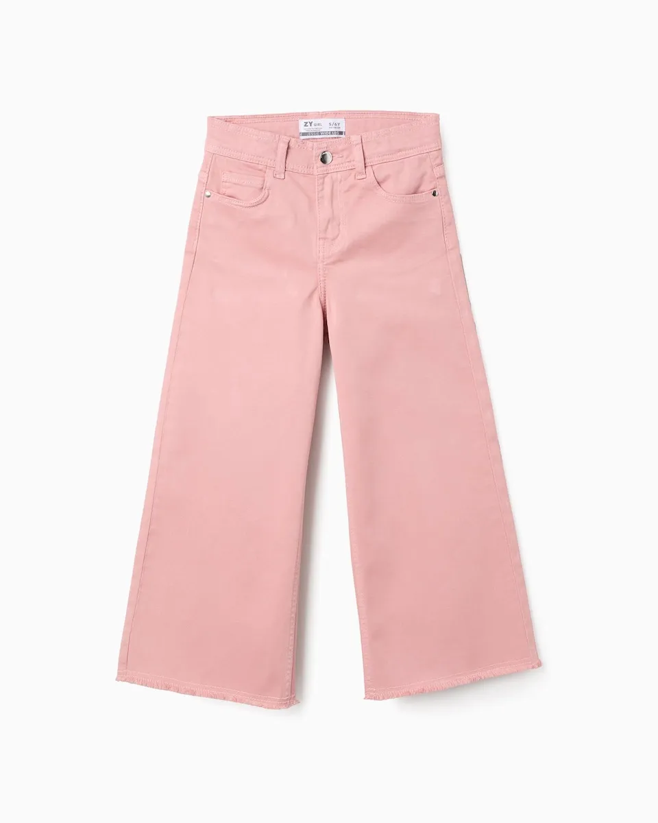 Детские брюки из саржи широкого кроя Zippy, розовый
Детские брюки из саржи широкого кроя Zippy, розовый