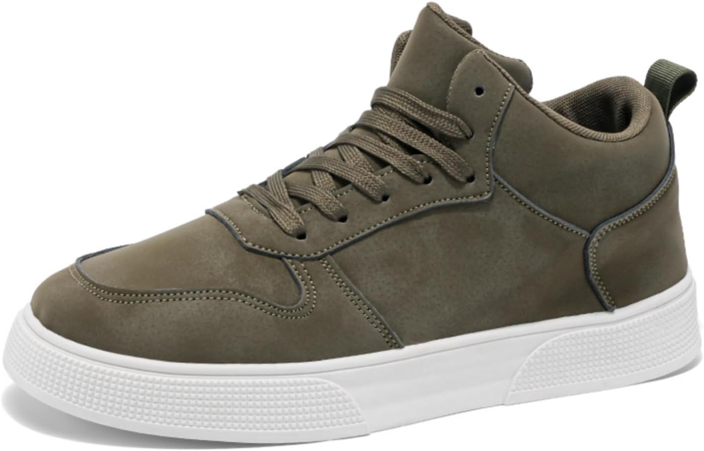 Мужские высокие кеды для скейтборда с шнуровкой, замшевым верхом и текстурированной резиновой подошвой для городской моды и повседневной носки Kelibasi, зеленый
Мужские высокие кеды для скейтборда с шнуровкой, замшевым верхом и текстурированной резиновой подошвой для городской моды и повседневной носки Kelibasi, зеленый