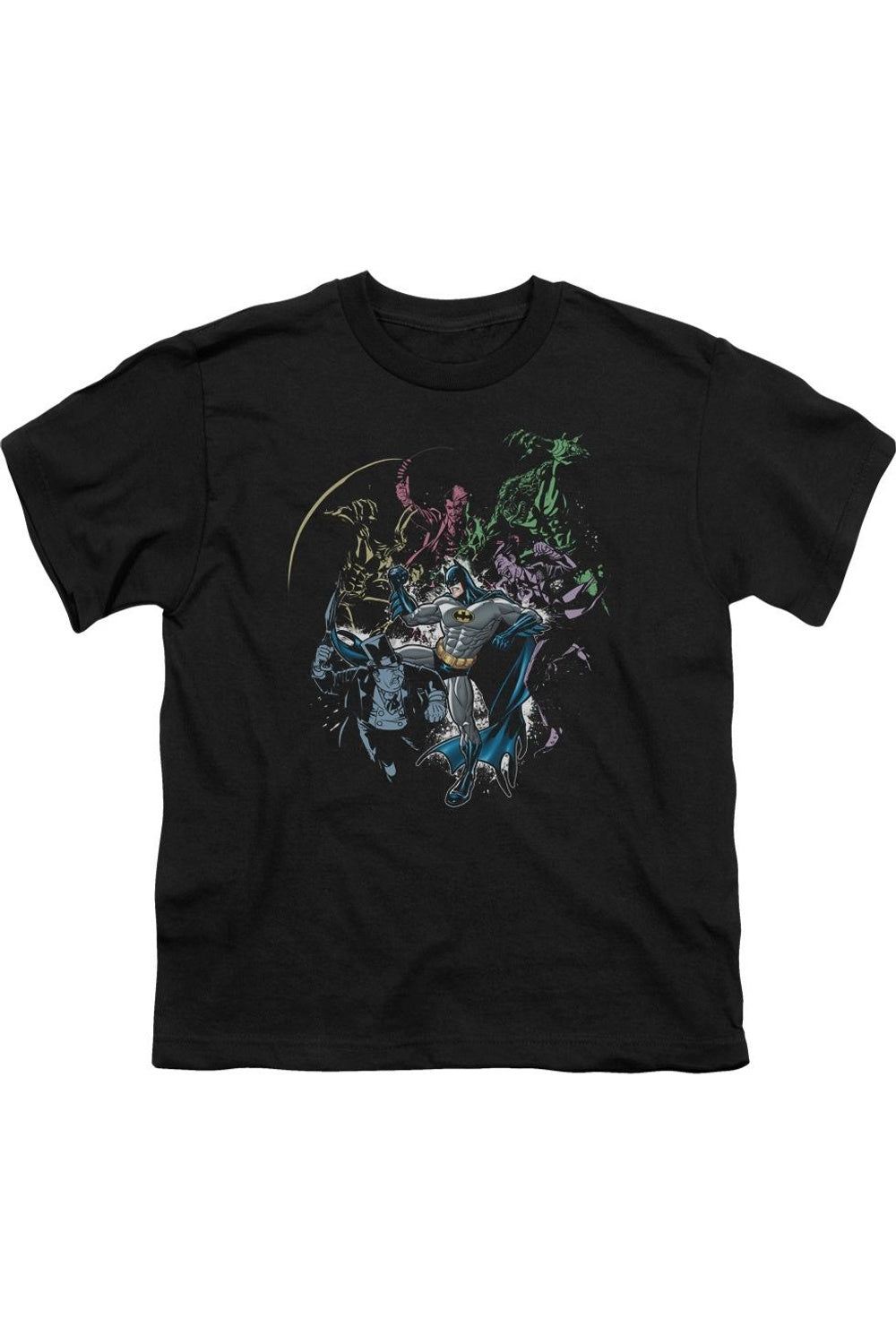 Футболка с коротким рукавом для детей "Бэтмен в окружении" Gildan, черный
Футболка с коротким рукавом для детей "Бэтмен в окружении" Gildan, черный