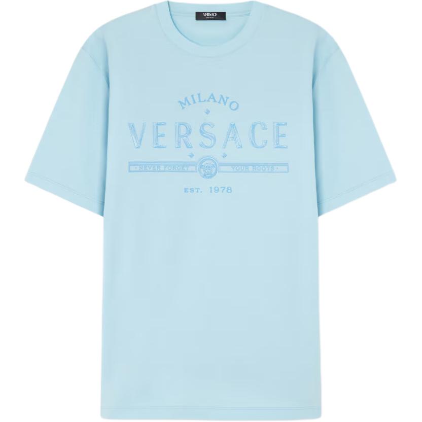 Футболка с принтом логотипа VERSACE, светло-голубой, Синий, Футболка с принтом логотипа VERSACE, светло-голубой
Футболка с принтом логотипа VERSACE, светло-голубой, Синий, Футболка с принтом логотипа VERSACE, светло-голубой