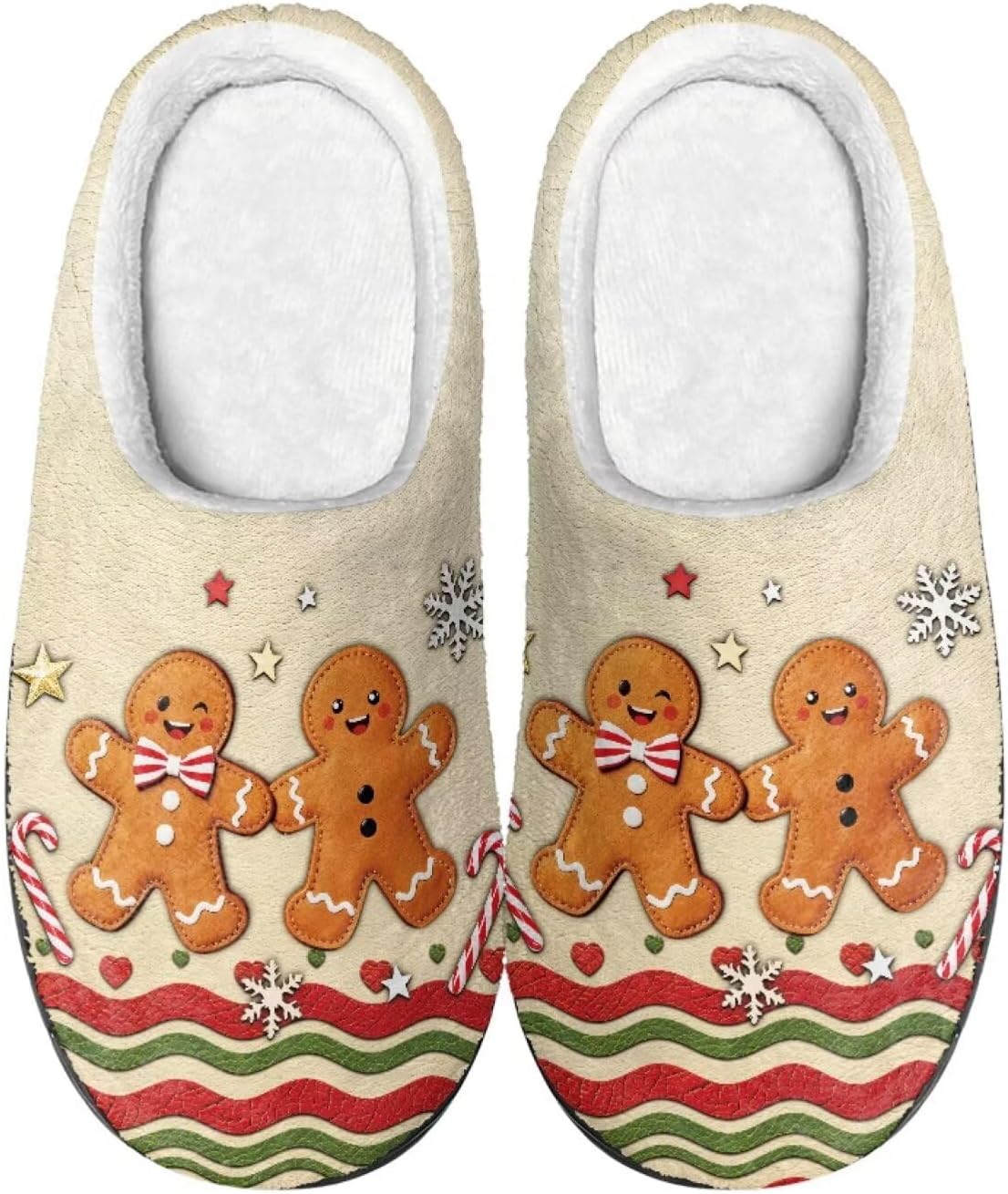Удобные плюшевые тапочки Cadowhimsy с закрытым носком, домашние тапочки без шнурков, пушистые домашние тапочки для женщин и мужчин, для дома и улицы, Gingerbread Man Snowflake
Удобные плюшевые тапочки Cadowhimsy с закрытым носком, домашние тапочки без шнурков, пушистые домашние тапочки для женщин и мужчин, для дома и улицы, Gingerbread Man Snowflake
