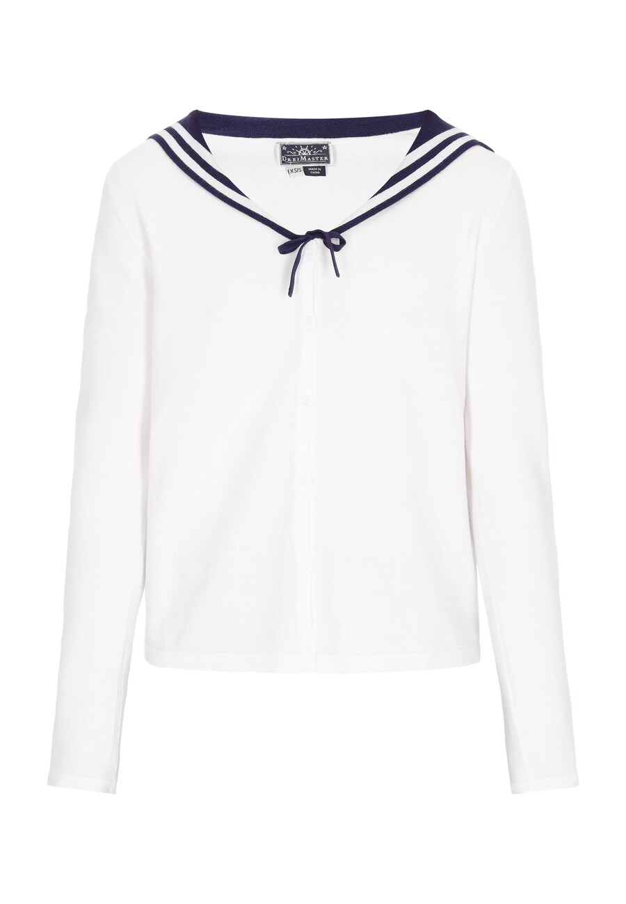 Вязаный кардиган DreiMaster Maritim Classic Look, белый
Вязаный кардиган DreiMaster Maritim Classic Look, белый