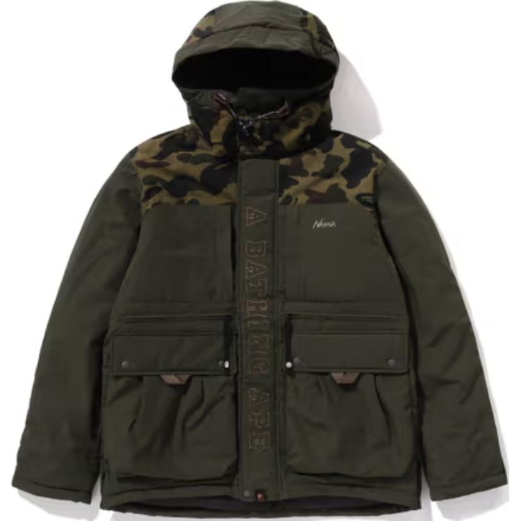 A BATHING APE Куртка пуховая Bape X Nanga Hinoc, Green
A BATHING APE Куртка пуховая Bape X Nanga Hinoc, Green