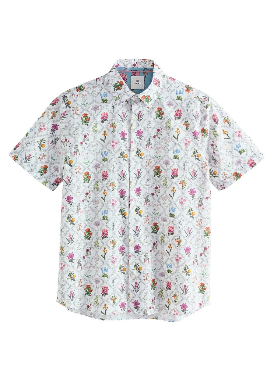 Рубашка на пуговицах классического кроя Next, разноцветный
Рубашка на пуговицах классического кроя Next, разноцветный