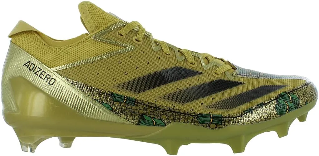 Мужские кроссовки Adidas Adizero Electric Scrooge McDuck для американского футбола, металлик/черный/зеленый
Мужские кроссовки Adidas Adizero Electric Scrooge McDuck для американского футбола, металлик/черный/зеленый