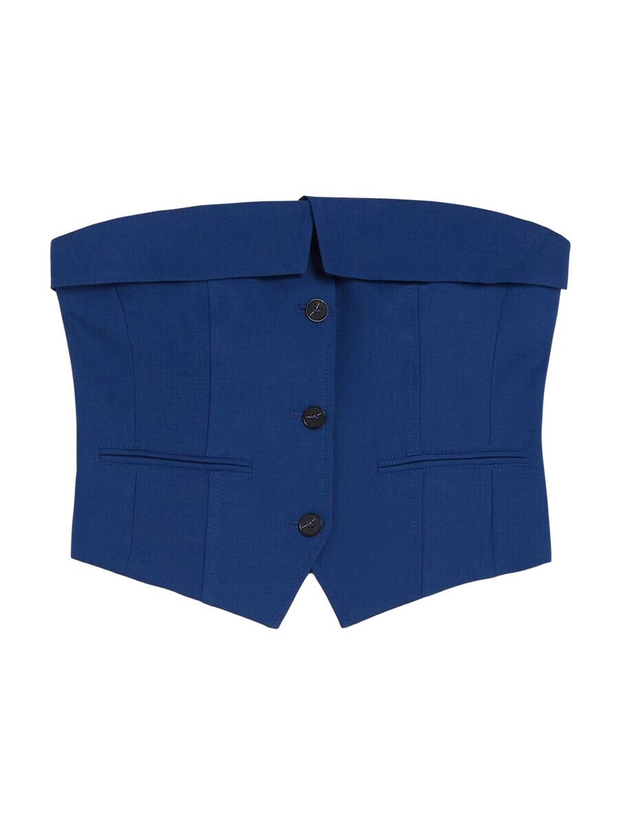 Топ Bershka, синий
Топ Bershka, синий