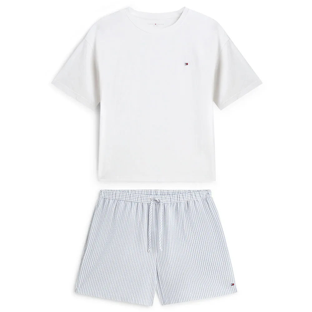 Пижама Tommy Hilfiger UW0UW06306 с коротким рукавом, белый
Пижама Tommy Hilfiger UW0UW06306 с коротким рукавом, белый