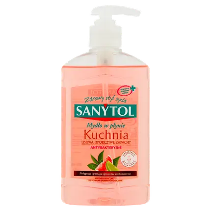 Антибактериальное жидкое мыло для кухни 250 мл Sanytol
Антибактериальное жидкое мыло для кухни 250 мл Sanytol