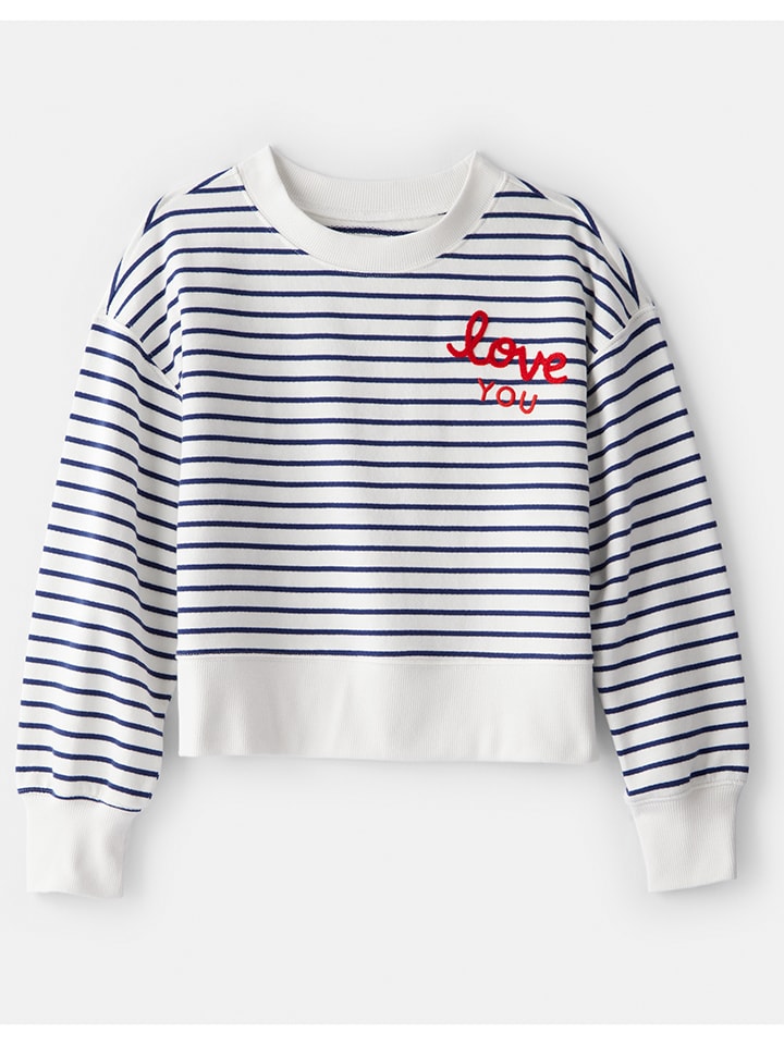 Carter's Толстовка белого/темно-синего цвета
Carter's Толстовка белого/темно-синего цвета