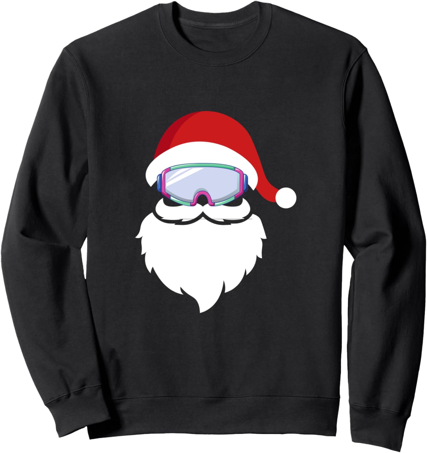 Забавная рождественская толстовка с изображением лица Санта-Клауса в солнцезащитных очках, шляпе и бороде Holiday Fun Designs, черный
Забавная рождественская толстовка с изображением лица Санта-Клауса в солнцезащитных очках, шляпе и бороде Holiday Fun Designs, черный