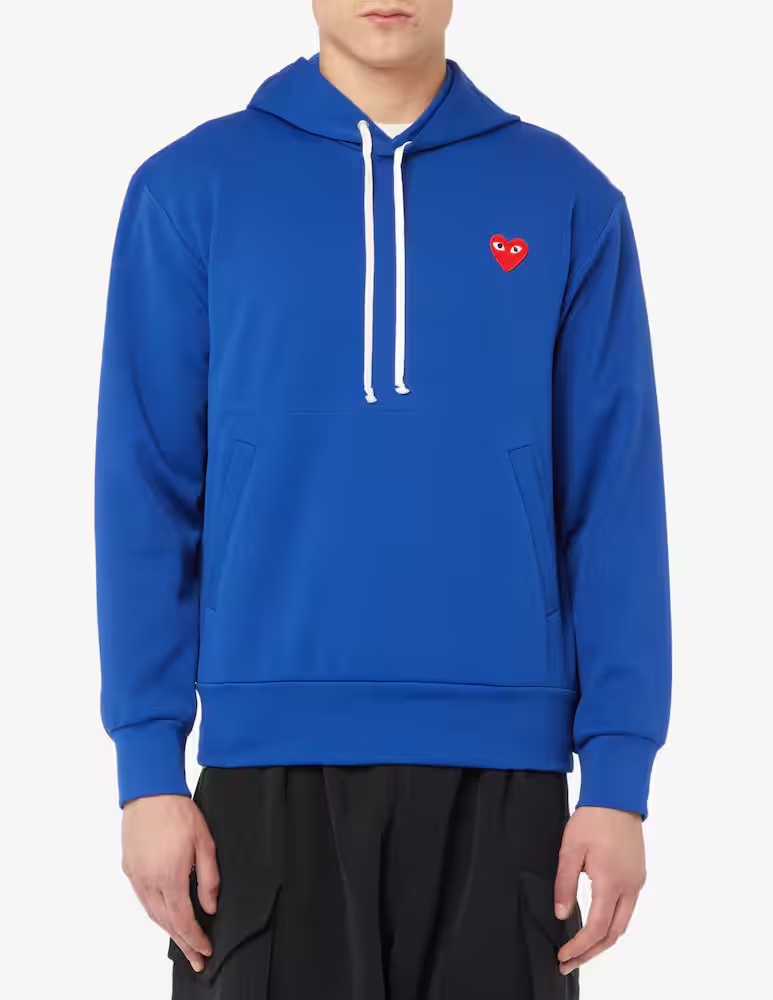 Толстовка с капюшоном-кенгуру Comme des Garçons Play, синий
Толстовка с капюшоном-кенгуру Comme des Garçons Play, синий