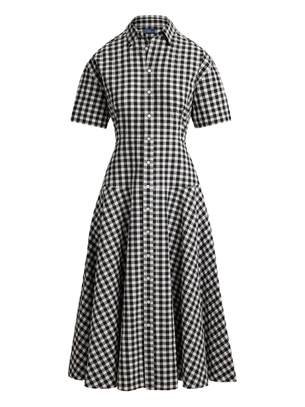 Сарафан-рубашка миди в клетку "гингем" с воротником POLO RALPH LAUREN, черный
Сарафан-рубашка миди в клетку "гингем" с воротником POLO RALPH LAUREN, черный