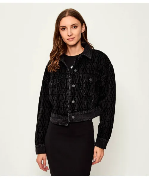 Джинсовая куртка Cropped fit Armani Exchange, черный
Джинсовая куртка Cropped fit Armani Exchange, черный