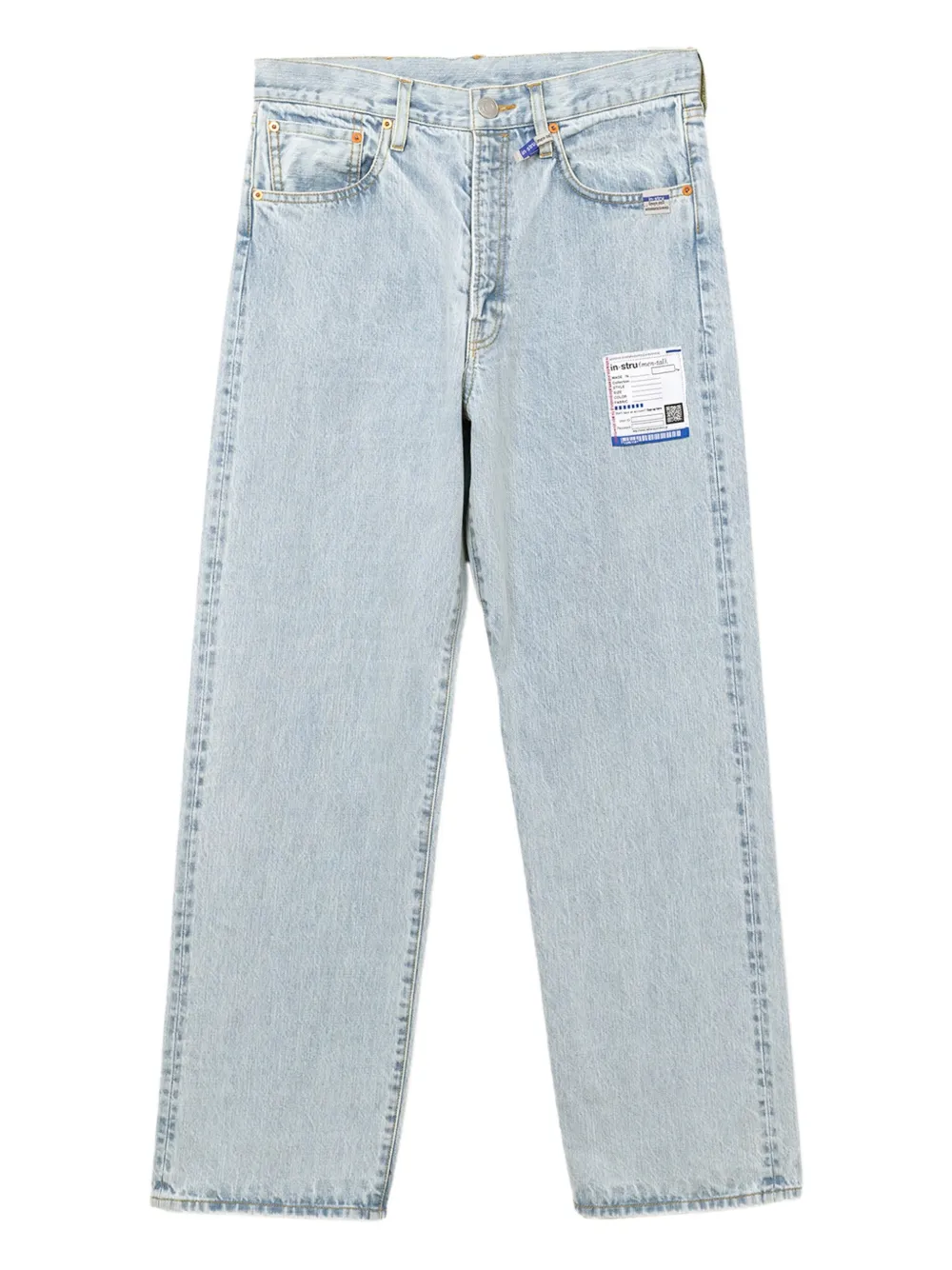 Джинсы из вареного денима in・stru(men-tal)., синий
Джинсы из вареного денима in・stru(men-tal)., синий