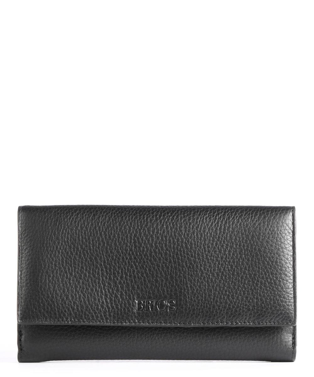 RFID-кошелек Marmolada из зерненой телячьей кожи Brics, черный 
RFID-кошелек Marmolada из зерненой телячьей кожи Brics, черный