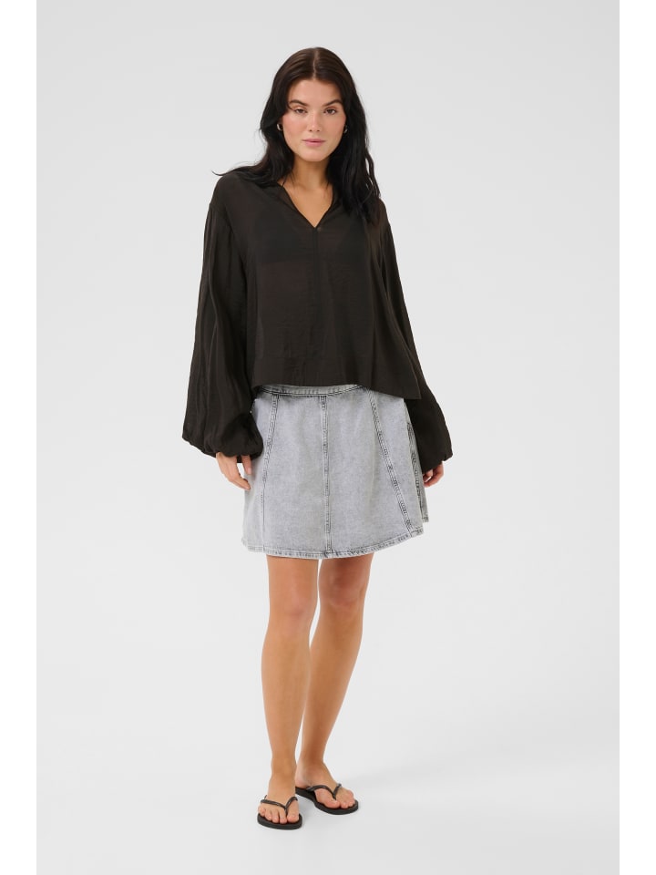 My Essential Wardrobe Блузка с длинными рукавами LiloMW Box fit, черная
My Essential Wardrobe Блузка с длинными рукавами LiloMW Box fit, черная