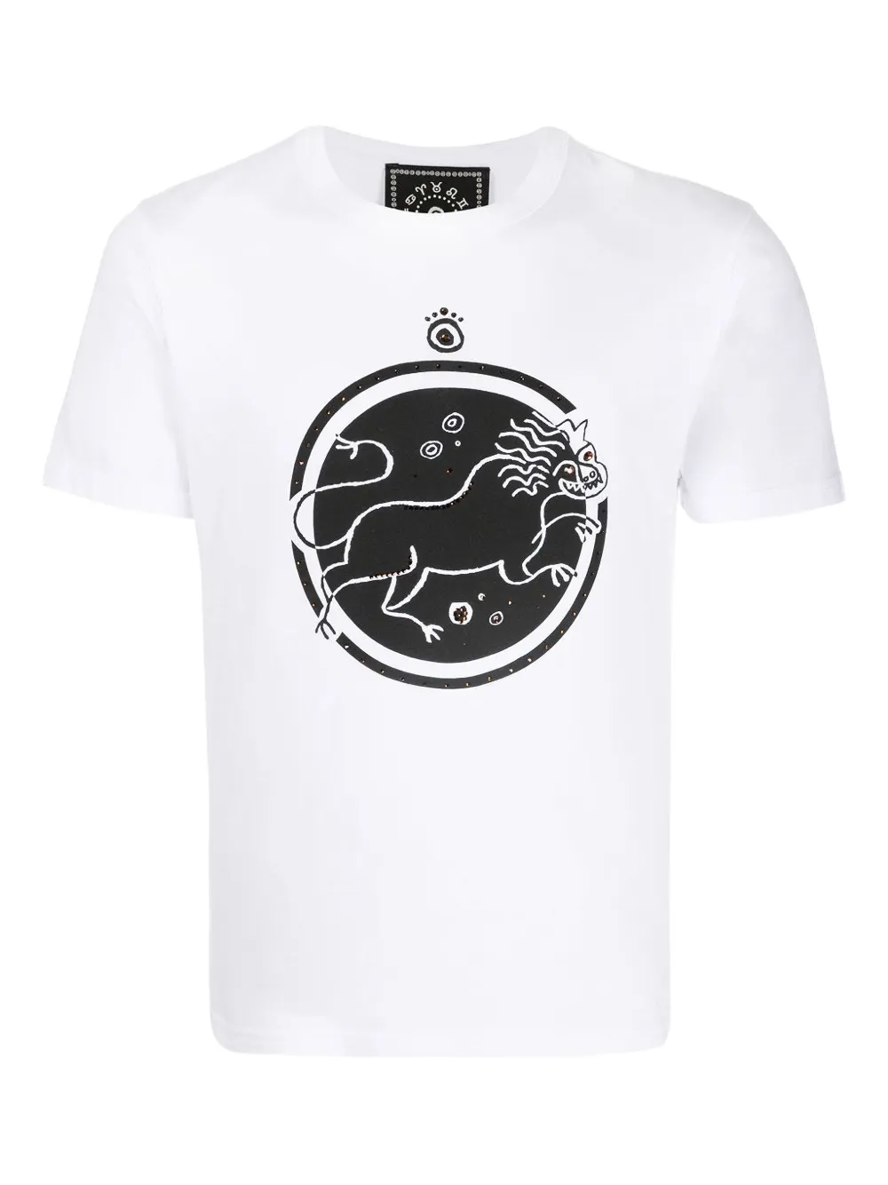 Футболка, украшенная кристаллами Swarovski, белый
Футболка, украшенная кристаллами Swarovski, белый