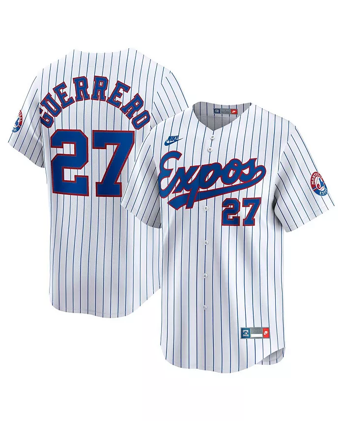 Мужская бейсбольная майка Vladimir Guerrero белого цвета в ретро-стиле Montreal Expos из коллекции Cooperstown Limited Nike
Мужская бейсбольная майка Vladimir Guerrero белого цвета в ретро-стиле Montreal Expos из коллекции Cooperstown Limited Nike