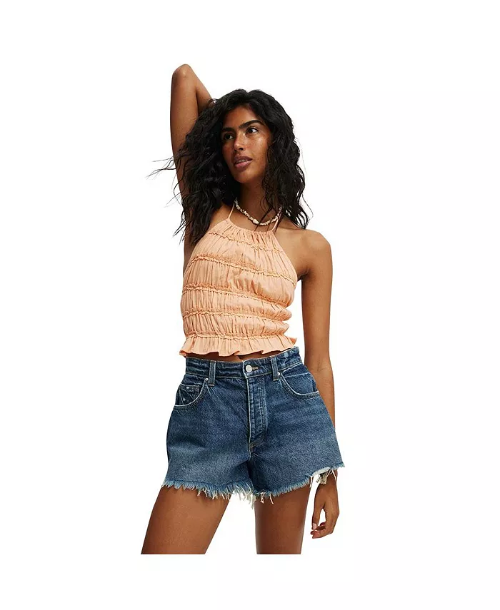 Женский топ-халтер с несколькими оборками COTTON ON, оранжевый
Женский топ-халтер с несколькими оборками COTTON ON, оранжевый