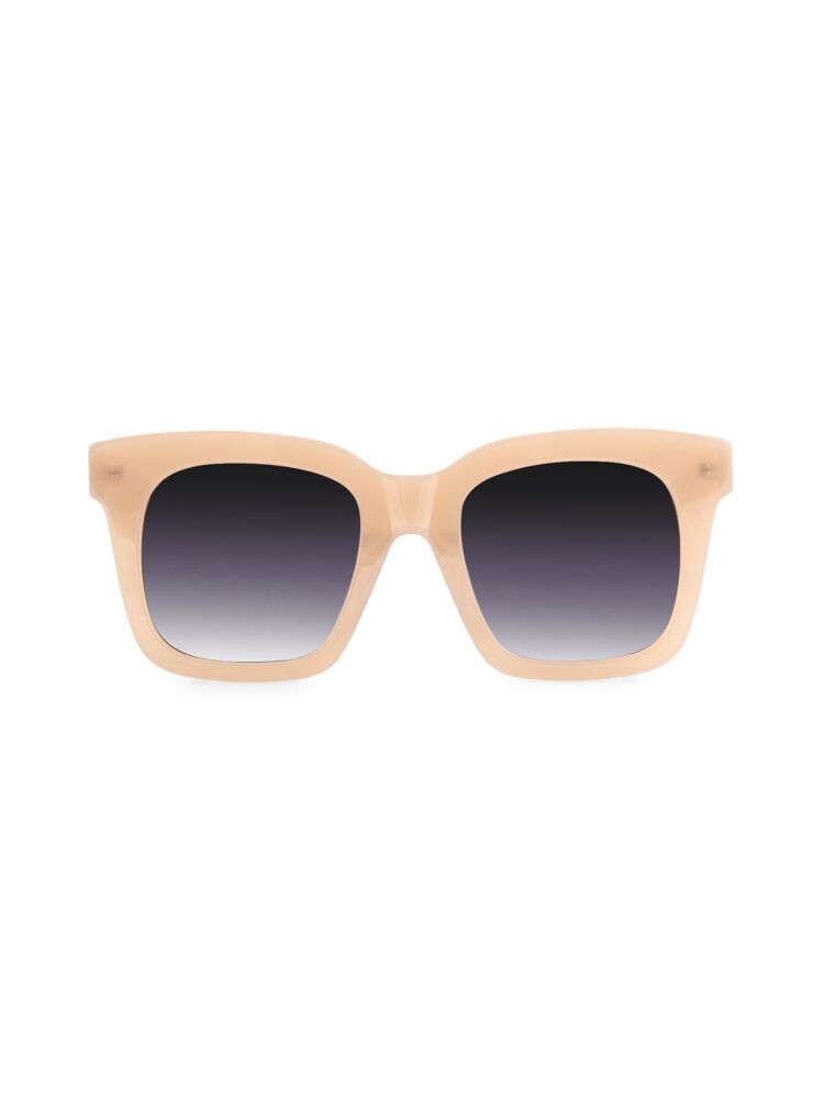 Квадратные солнцезащитные очки 47MM Aqs, бежевый
Квадратные солнцезащитные очки 47MM Aqs, бежевый