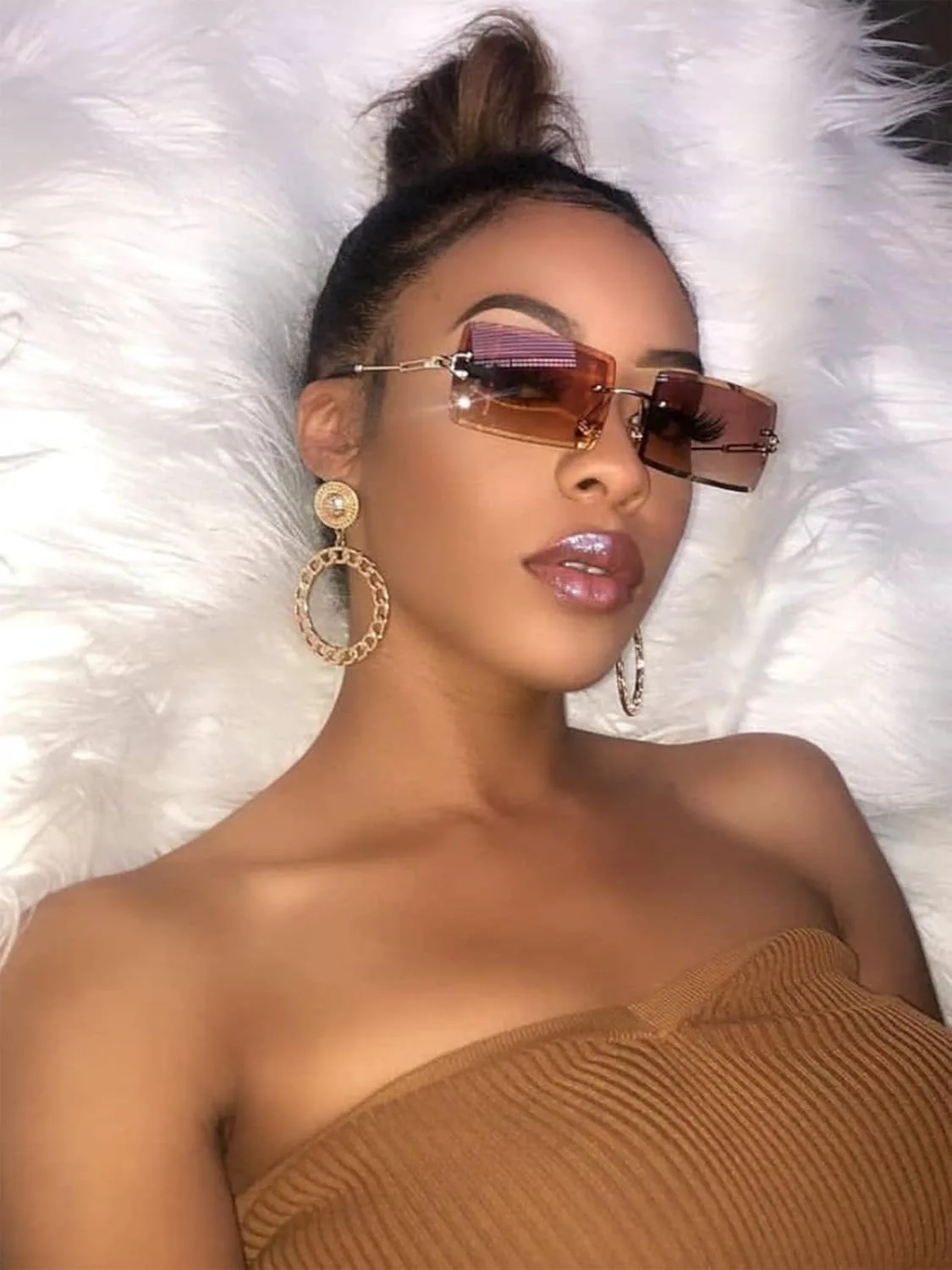 Солнцезащитные очки PORADAY прямоугольной формы для женщин и мужчин, винтажные, без оправы, квадратные, конфетного цвета, Two Pack(gradient Brown + Gradient Green)
Солнцезащитные очки PORADAY прямоугольной формы для женщин и мужчин, винтажные, без оправы, квадратные, конфетного цвета, Two Pack(gradient Brown + Gradient Green)