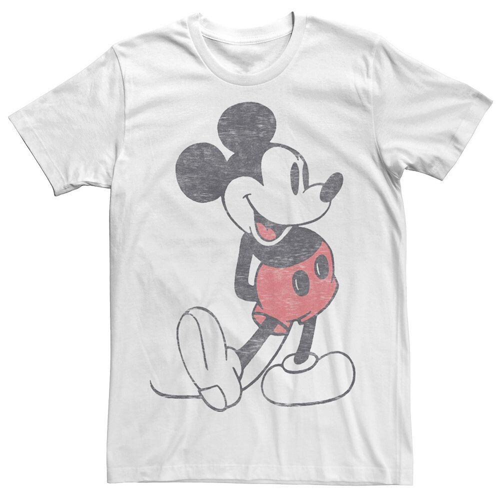 Мужская винтажная футболка с портретом Disney's Mickey & Friends Mickey Mouse Licensed Character, белый
Мужская винтажная футболка с портретом Disney's Mickey & Friends Mickey Mouse Licensed Character, белый