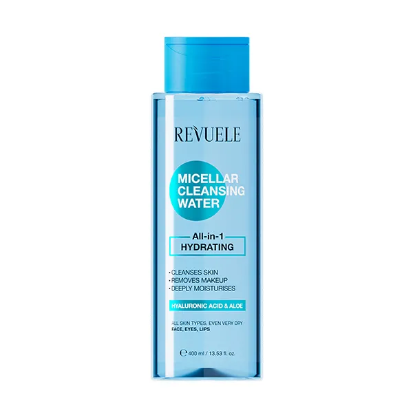 Очищающая мицеллярная вода Micellar Cleansing Water All-In-1 Hydrating Revuele, 400 ml
Очищающая мицеллярная вода Micellar Cleansing Water All-In-1 Hydrating Revuele, 400 ml