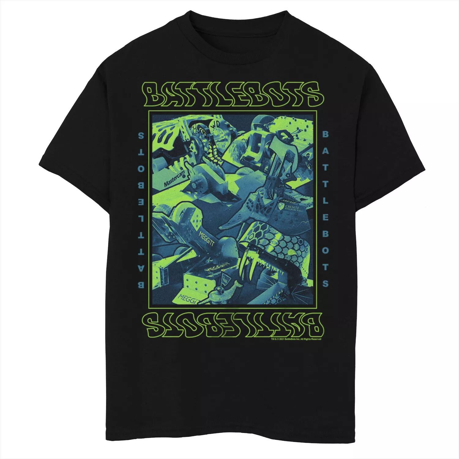 Футболка Battlebots Square Bot с коллажем для мальчиков 8–20 лет Licensed Character 
Футболка Battlebots Square Bot с коллажем для мальчиков 8–20 лет Licensed Character