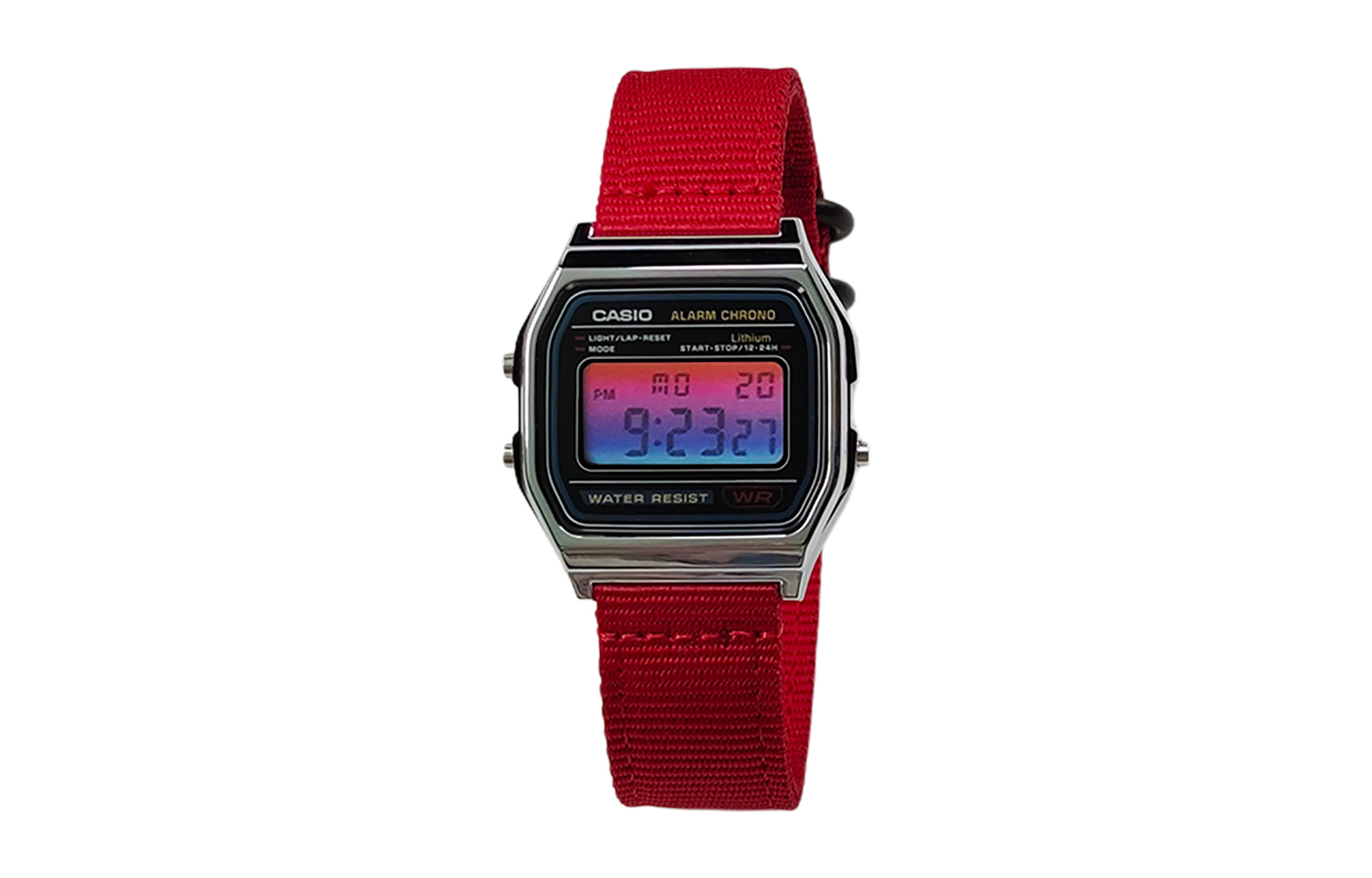 Casio Часы Retrofit Series с кварцевым механизмом, нейлоновым ремешком, унисекс, черный циферблат
Casio Часы Retrofit Series с кварцевым механизмом, нейлоновым ремешком, унисекс, черный циферблат