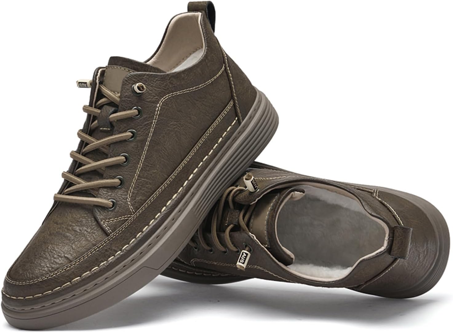 Мужские невидимые кроссовки с увеличением роста на 6 см, кожаные повседневные туфли с дышащей или плюшевой подкладкой Cerythrina, хаки
Мужские невидимые кроссовки с увеличением роста на 6 см, кожаные повседневные туфли с дышащей или плюшевой подкладкой Cerythrina, хаки