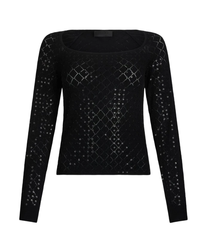 Пуловер Nero в стиле AW25 Liu Jo, черный
Пуловер Nero в стиле AW25 Liu Jo, черный