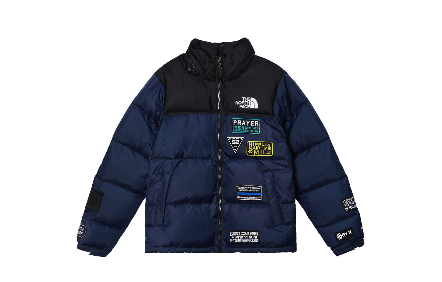 Мужская пуховая куртка из коллекции 1996 года The North Face, синий черный
Мужская пуховая куртка из коллекции 1996 года The North Face, синий черный