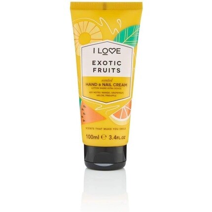 Омолаживающий крем для рук и ногтей I Love Signature Exotic Fruits с маслом ши и органическим кокосовым маслом 100 мл, I Love Cosmetics
Омолаживающий крем для рук и ногтей I Love Signature Exotic Fruits с маслом ши и органическим кокосовым маслом 100 мл, I Love Cosmetics