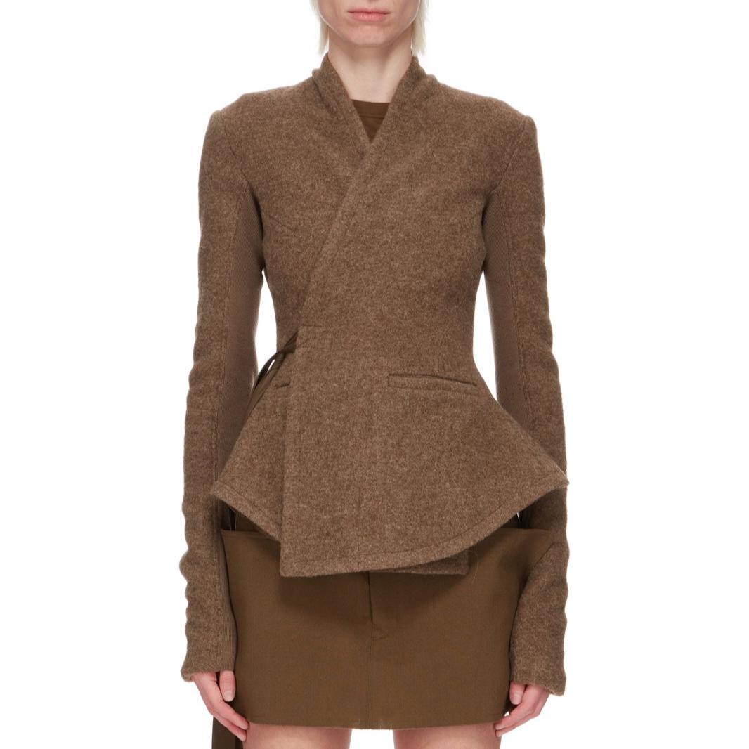 RICK OWENS Голливудская куртка с длинными рукавами, Light Tawny
RICK OWENS Голливудская куртка с длинными рукавами, Light Tawny