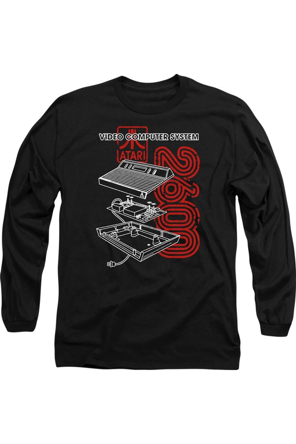 Футболка Atari 2600 с длинным рукавом для взрослых Gildan, черный
Футболка Atari 2600 с длинным рукавом для взрослых Gildan, черный