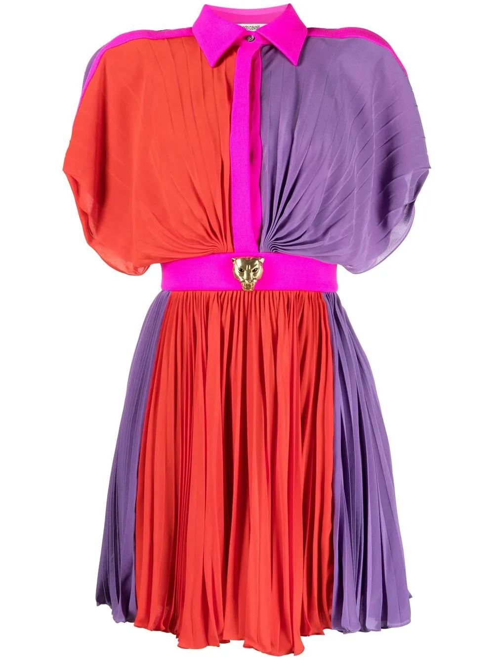 Плиссированное платье в стиле колор-блок Roberto Cavalli
Плиссированное платье в стиле колор-блок Roberto Cavalli