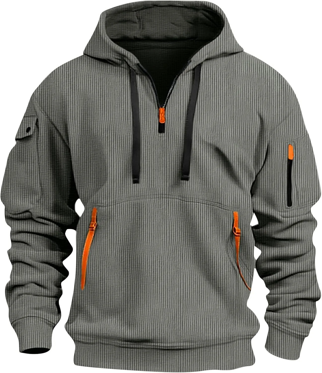 Xiaojmake тактическая толстовка с капюшоном для мужчин, четверть молнии, с карманами
Xiaojmake тактическая толстовка с капюшоном для мужчин, четверть молнии, с карманами