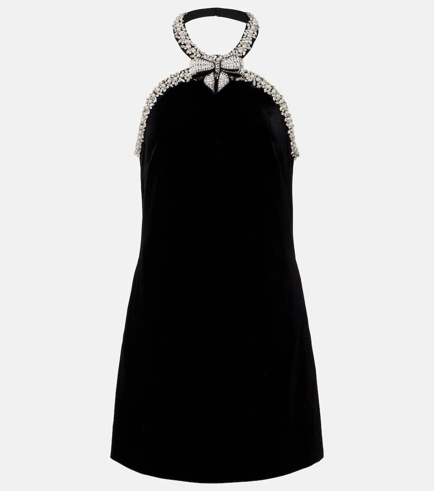 Мини-платье из бархата с кристаллами Self-Portrait, Black
Мини-платье из бархата с кристаллами Self-Portrait, Black