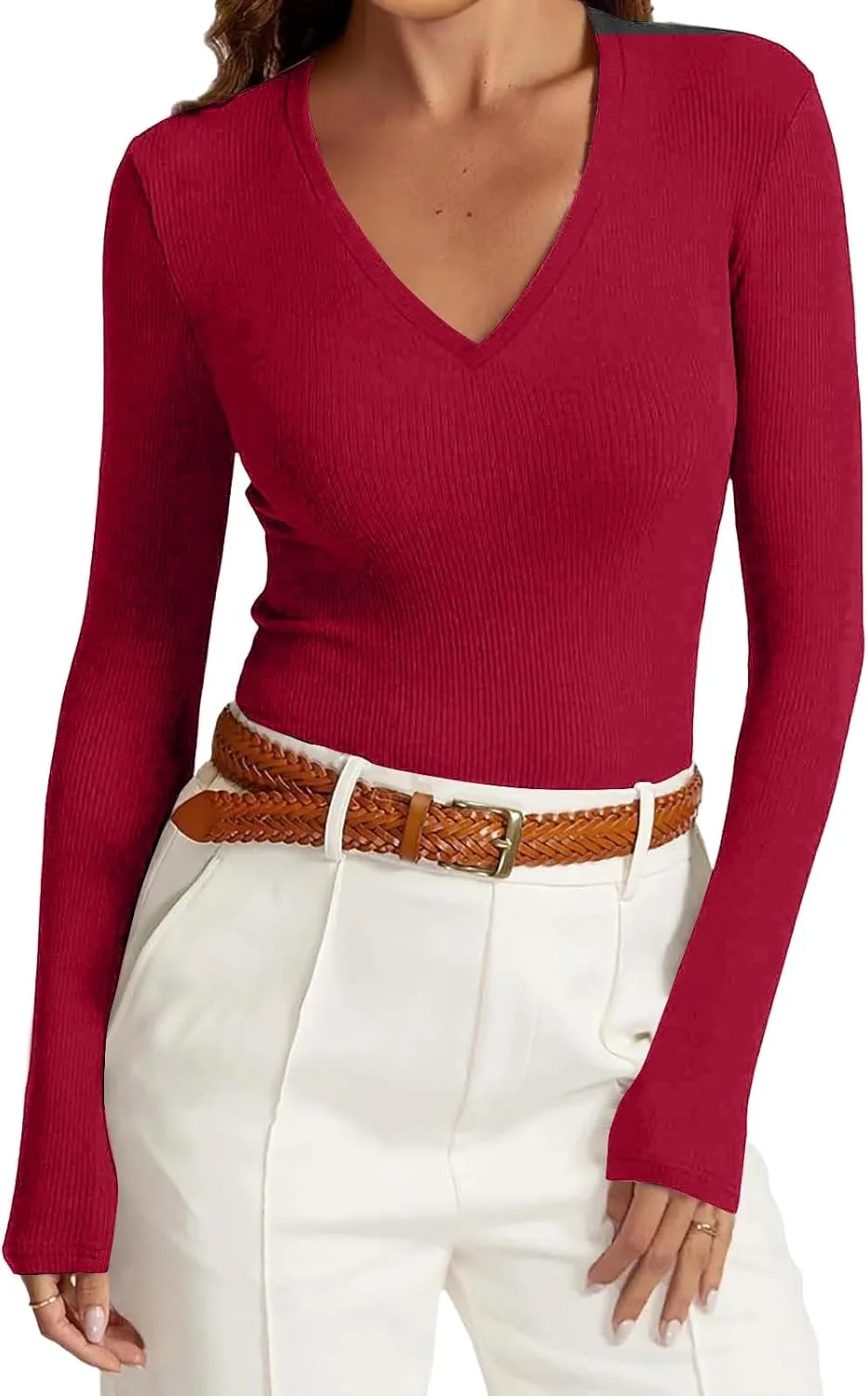 Женская футболка с длинным рукавом и V-образным вырезом FlekmanArt
Женская футболка с длинным рукавом и V-образным вырезом FlekmanArt