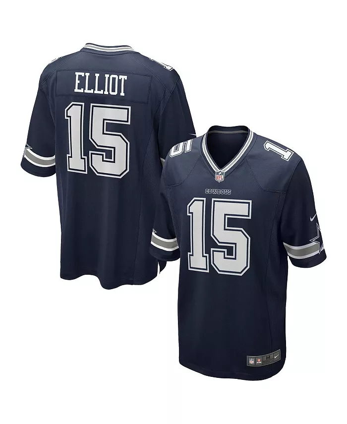 Мужская игровая футболка Dallas Cowboys цвета Navy с именем Ezekiel Elliott Nike
Мужская игровая футболка Dallas Cowboys цвета Navy с именем Ezekiel Elliott Nike