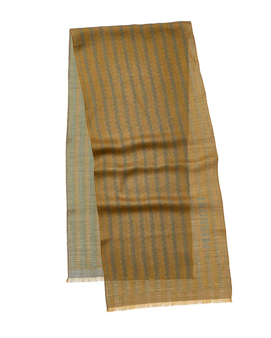 Шерстяной шарф Missoni Missoni, желтый
Шерстяной шарф Missoni Missoni, желтый