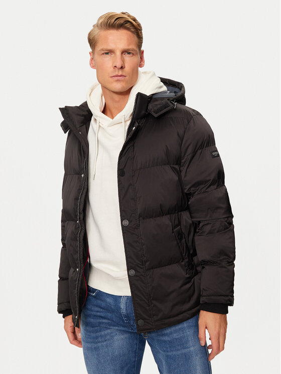 Пуховик стандартного кроя Guess, черный
Пуховик стандартного кроя Guess, черный