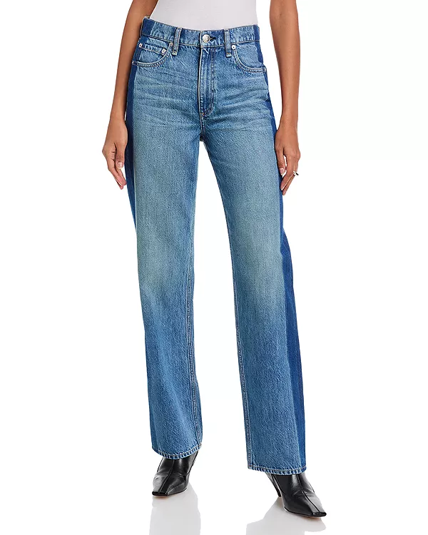 Джинсы прямого кроя с высокой посадкой Shea, цвет Balboa Shadow Rag & Bone, синий
Джинсы прямого кроя с высокой посадкой Shea, цвет Balboa Shadow Rag & Bone, синий