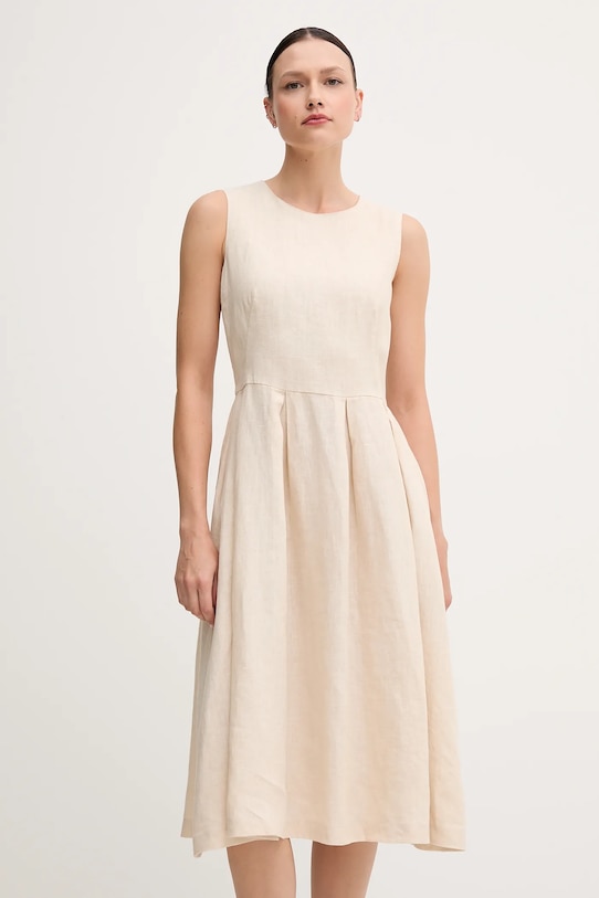 Льняное платье Oui, бежевый
Льняное платье Oui, бежевый