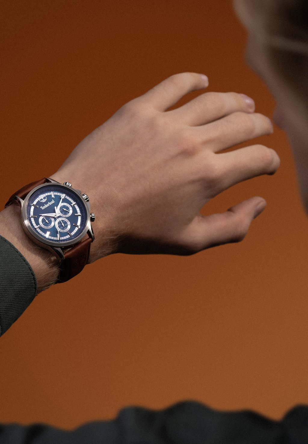 Часы с хронографом BERNARDSTON Timberland, синий 
Часы с хронографом BERNARDSTON Timberland, синий