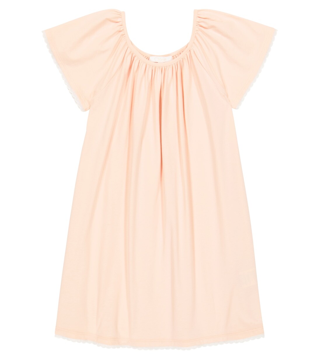 Пижамное платье из хлопка Chloé, розовый
Пижамное платье из хлопка Chloé, розовый