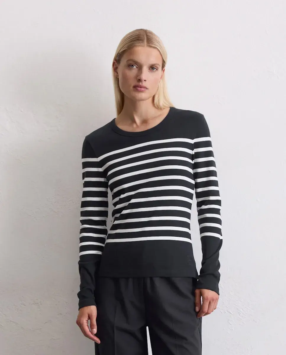 Футболка в полоску с длинными рукавами из чистого органического хлопка MARC O'POLO, мультиколор
Футболка в полоску с длинными рукавами из чистого органического хлопка MARC O'POLO, мультиколор