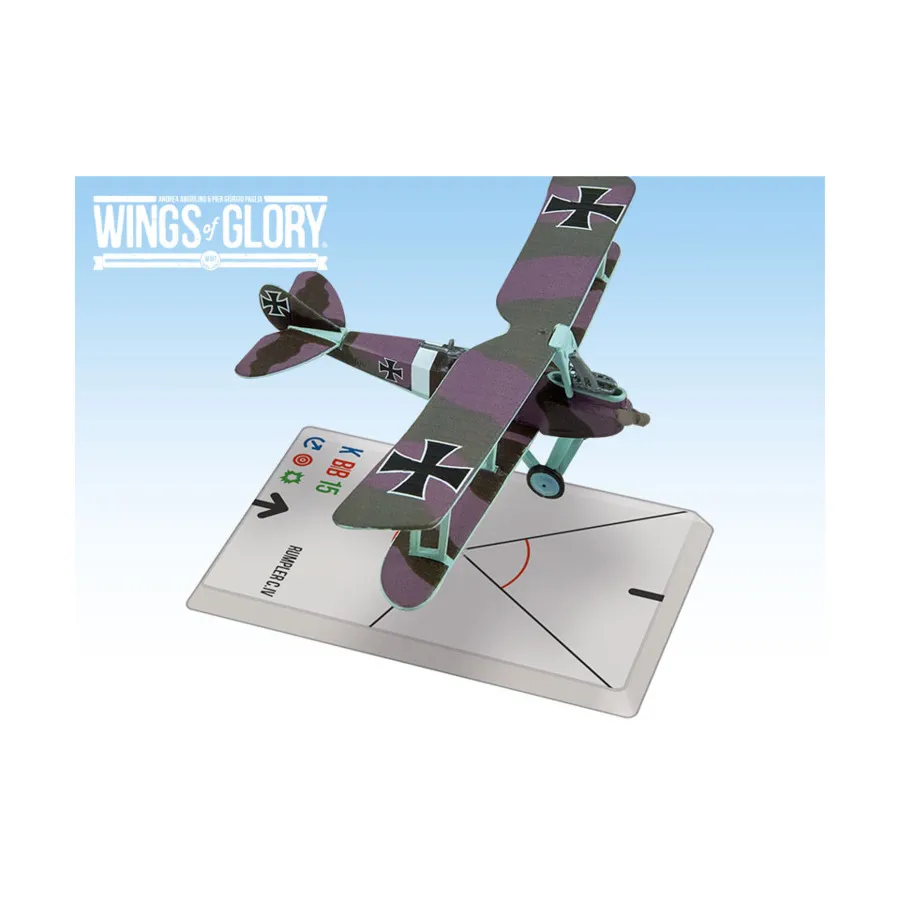 Румплер C.IV - Luftstreitkrafte 8256, Wings of Glory - WWI Miniatures - Airplane Packs - Series X (1:144)
Румплер C.IV - Luftstreitkrafte 8256, Wings of Glory - WWI Miniatures - Airplane Packs - Series X (1:144)