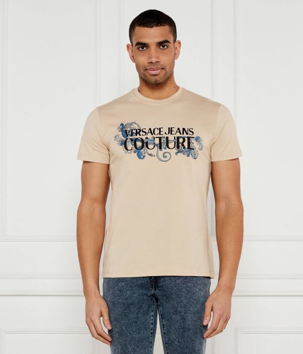 Футболка Versace Jeans Couture Slim Fit, бежевый
Футболка Versace Jeans Couture Slim Fit, бежевый