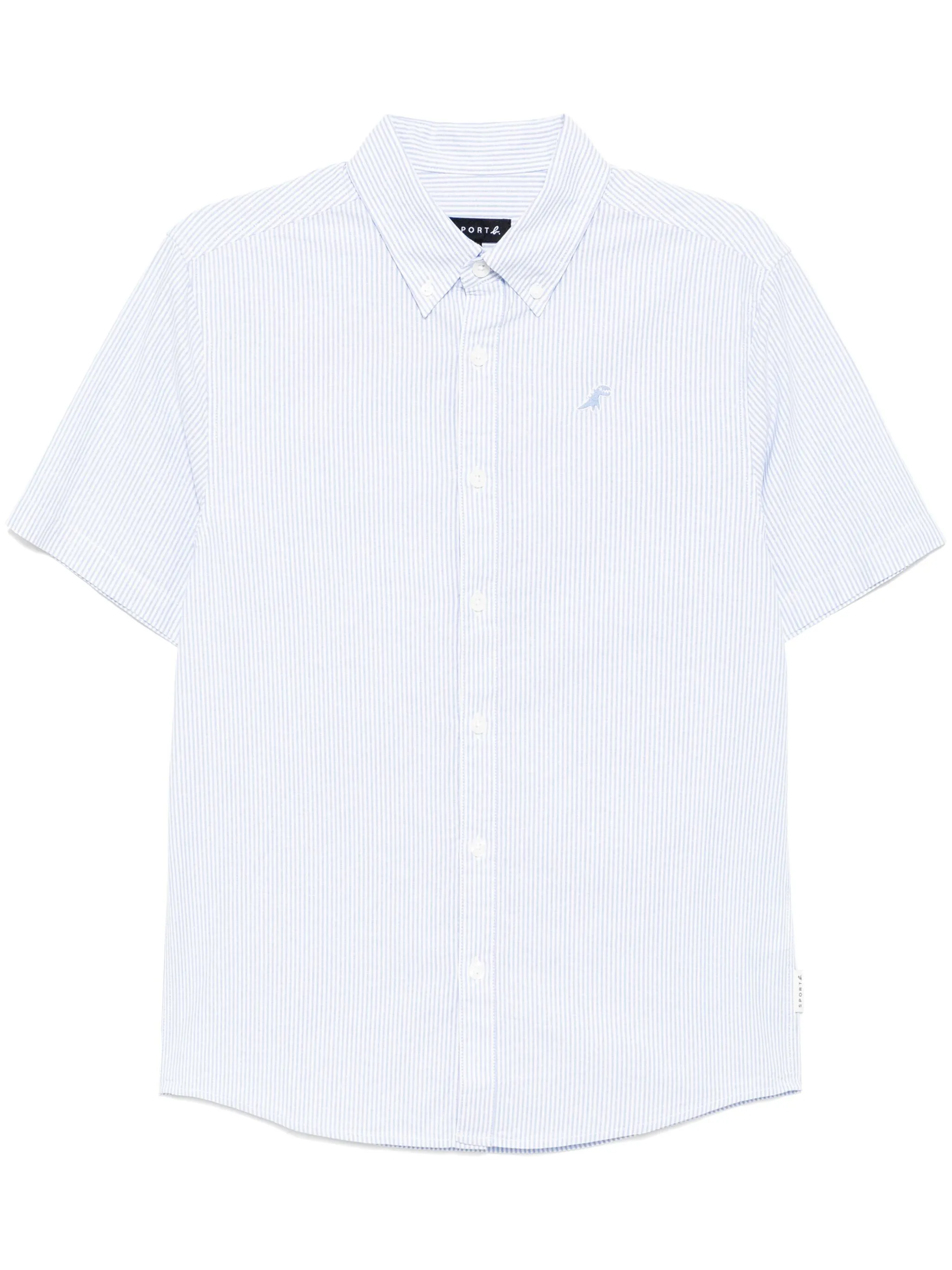 Полосатая рубашка с вышивкой Sport B. By Agnès B., синий
Полосатая рубашка с вышивкой Sport B. By Agnès B., синий